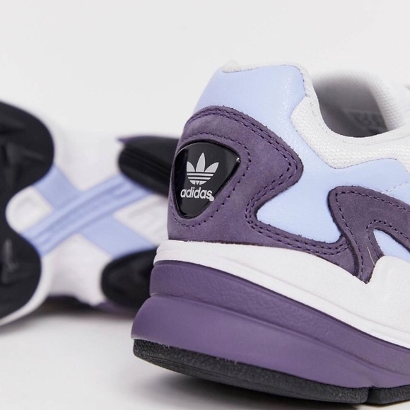 adidas originals ryv falcon sneakers in shady blue